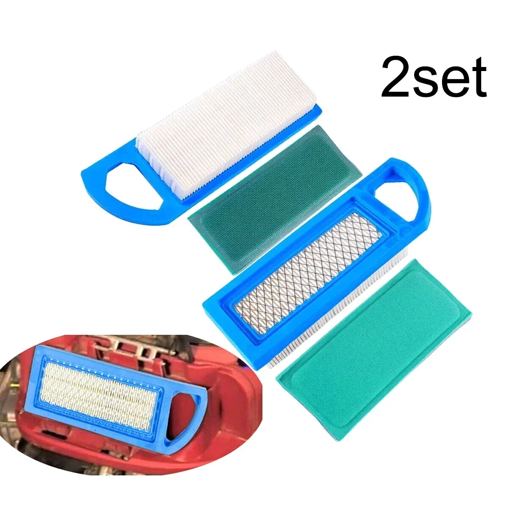 2pcs Air Filter Pre-Filter For B&S 697153 698083 794422 795115 797008 Garden Power Tools
