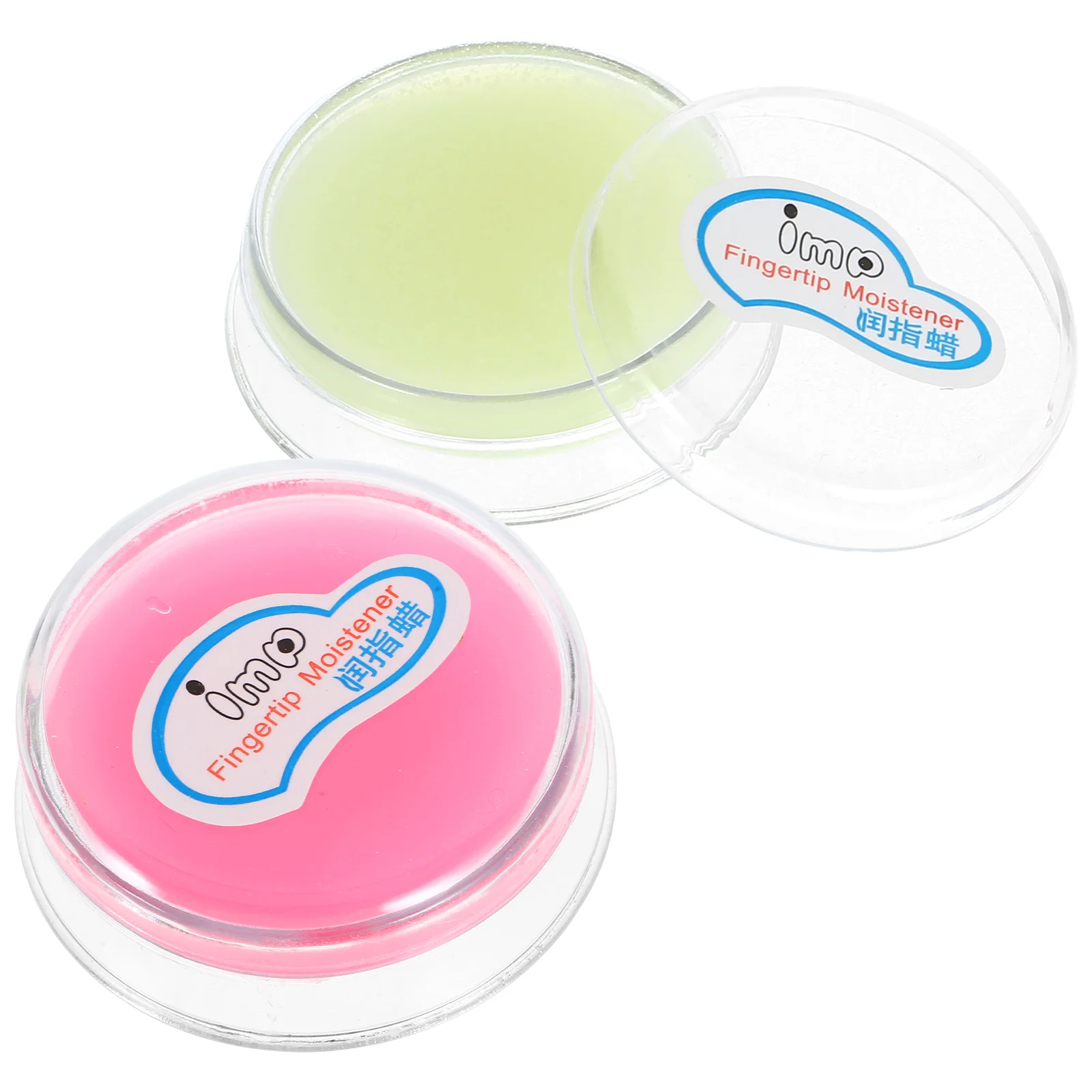 

2pcs 15g Practical Fingertip Moistener for Counting Counting Wax Wet Hand Wax (Random Color)