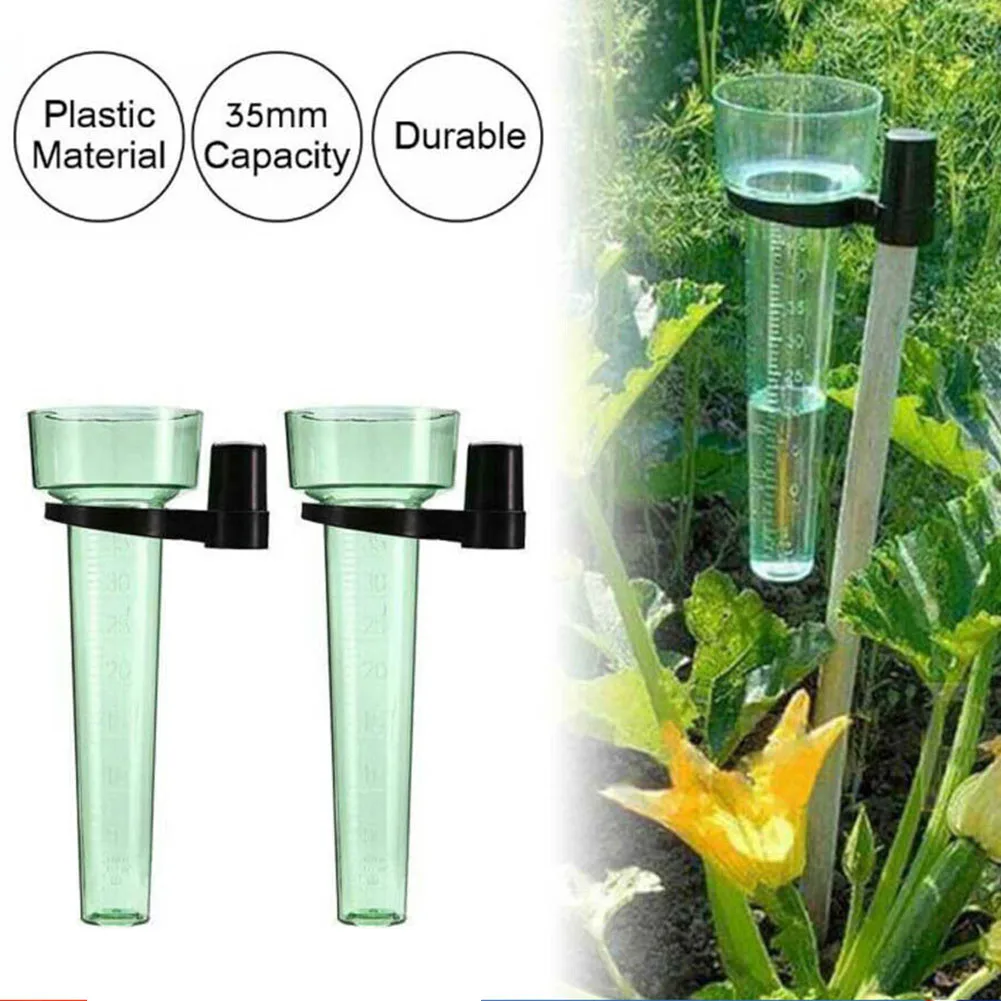 

1pcs Water Rain Gauge Rainwater Rainfall Guage Garden Outdoor Rain Meter For Garden Water Ground Rainwater Gardening Tools