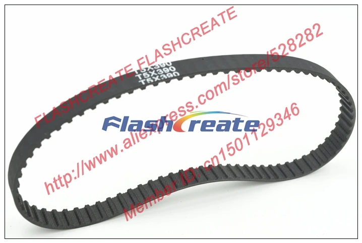 5 개/몫 390 T5 10 타이밍 벨트 톱니 78 너비 10mm 길이 390mm 고무 폐쇄 루프 벨트 390-T5 무료 배송
