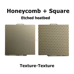 Enhanced PEI Double - Sided Textured and Smooth Plate - No Glue Needed, Warp - Free & Strong Adhesion (Honeycomb)