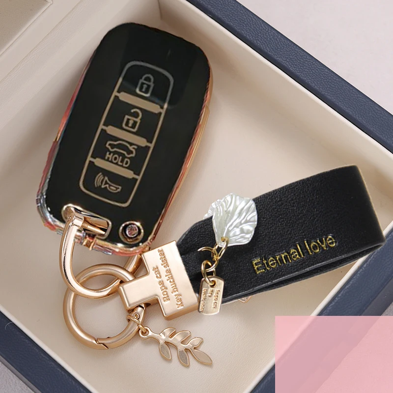 Premium 4-Button Smart Key Case Cover