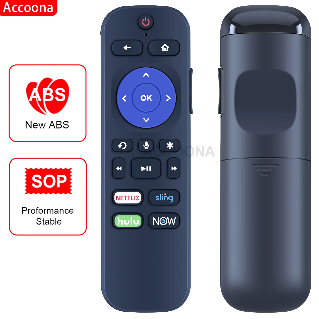 Rc-Al2 3226000284 Per Roku Streaming Box Telecomando Vocale Jack Per Cuffie Rcal2 Tc2-Rcb14 Fernbedienung