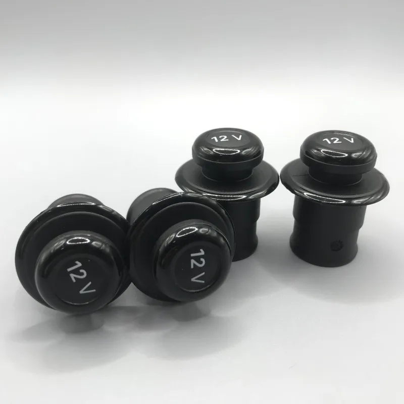 

1Pcs Black Cigarette Lighter Mouth Dust Blocking Cap For VW Audi A3 A4 A5 A6 Q3 Q5 RS7 4Kc180919311 Cakmak Decor Car Accessories