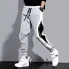 Men's Casual Spor Harlan Pants Bla ey Loose Fit Long Trousers Youth Trendy Autumn Faion Streetwear Comfortable Sweatp...
