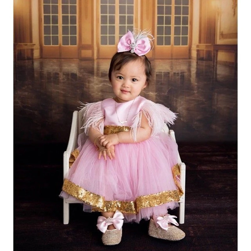 Dollbling Newborn Photography Baby Girl Royal Crown Personalized Gift Nursery Deco Bling Pink Rhinestone Shoes Headband Set 4