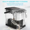 Compact Ice Maker Machine 26.5 lbs Daily 9 Bullet Ice Cubes 6 Mins Self-Cleaning 6
