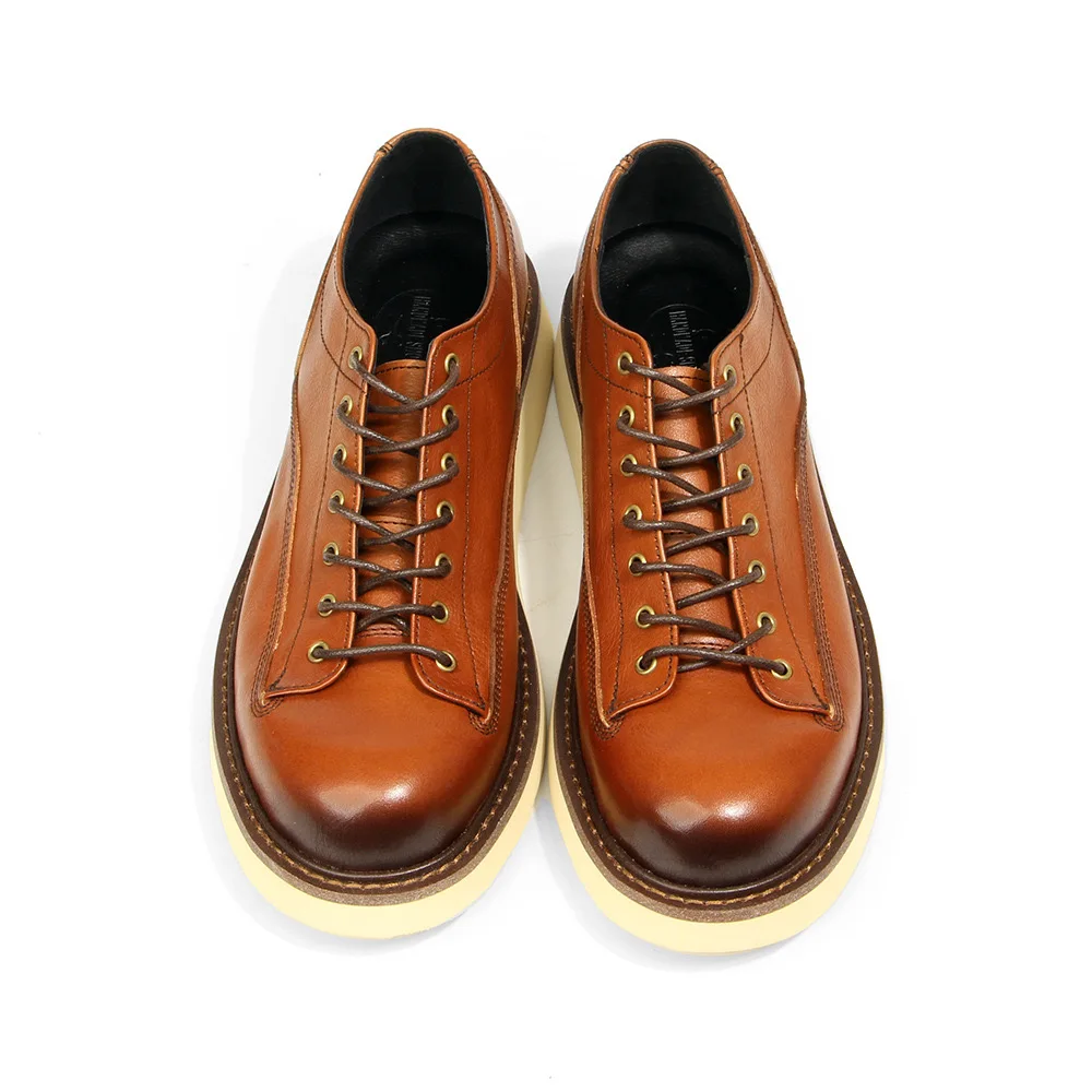 Soft Leather Mens Formal Shoes Luxury Quality Comfortable Brand Handmade Retro Genuine Leather Daily Wedding Social Shoes Male