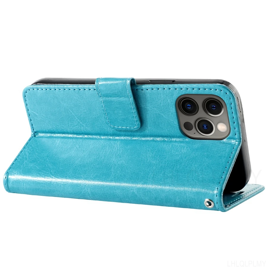 Luxury Leather Flip Wallet Phone Case Cover