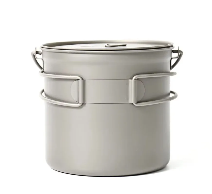 Pot En Titane TOAKS 1100 Ml Avec Poignée - Pour Camping Et Randonnée - Neuf Sous Blister