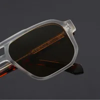 Vintage Punk pilote carré lunettes de soleil femmes pour hommes mode marque de luxe concepteur nuances en plein air conduite populaire mâle lunettes de soleil 6