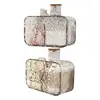 Bedroom Cotton Pad Organizers Clear View Wall Mounted Cotton Pad Storage Organizers Holder For Bedroom Or Bath 1