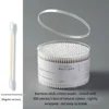 30/100/500PCS Double Heads Cotton Swabs Round Head and Sharp Heads Daily Cleaning Cottonswab Bag &Box Packed Disposable 2