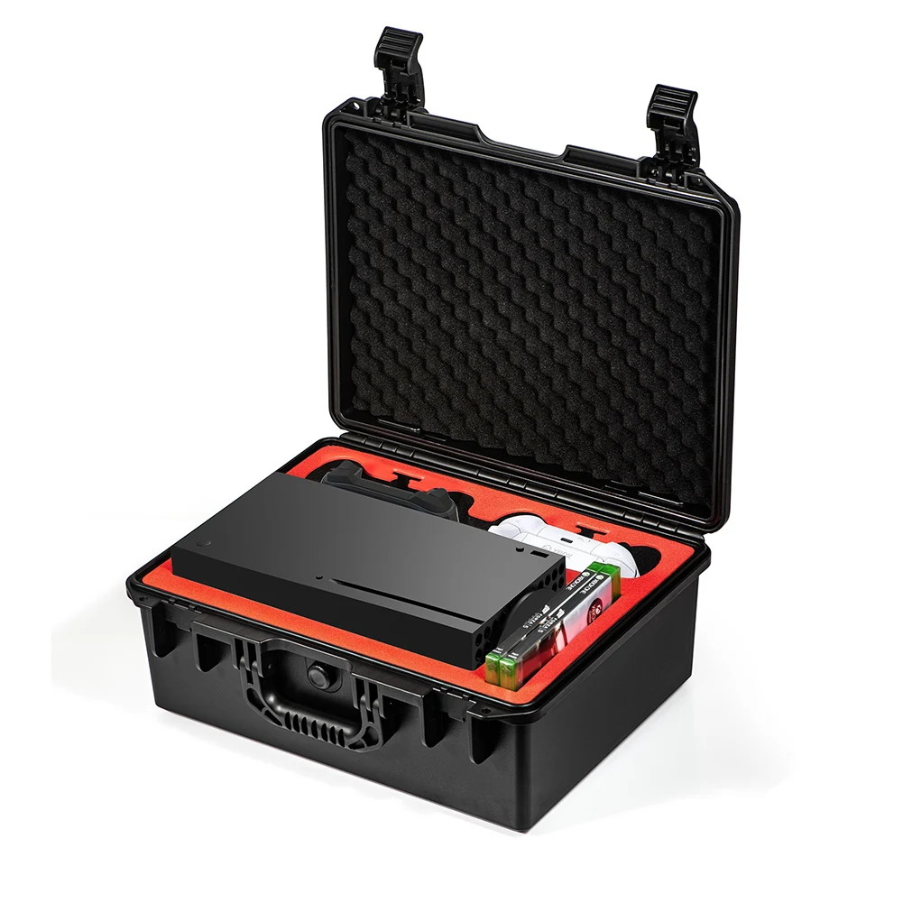 

Carrying Case Anti-Slip Scratch-Resistant Portable Storage Bag Waterproof Travel Case Compatible For Xbox Series X Game Console