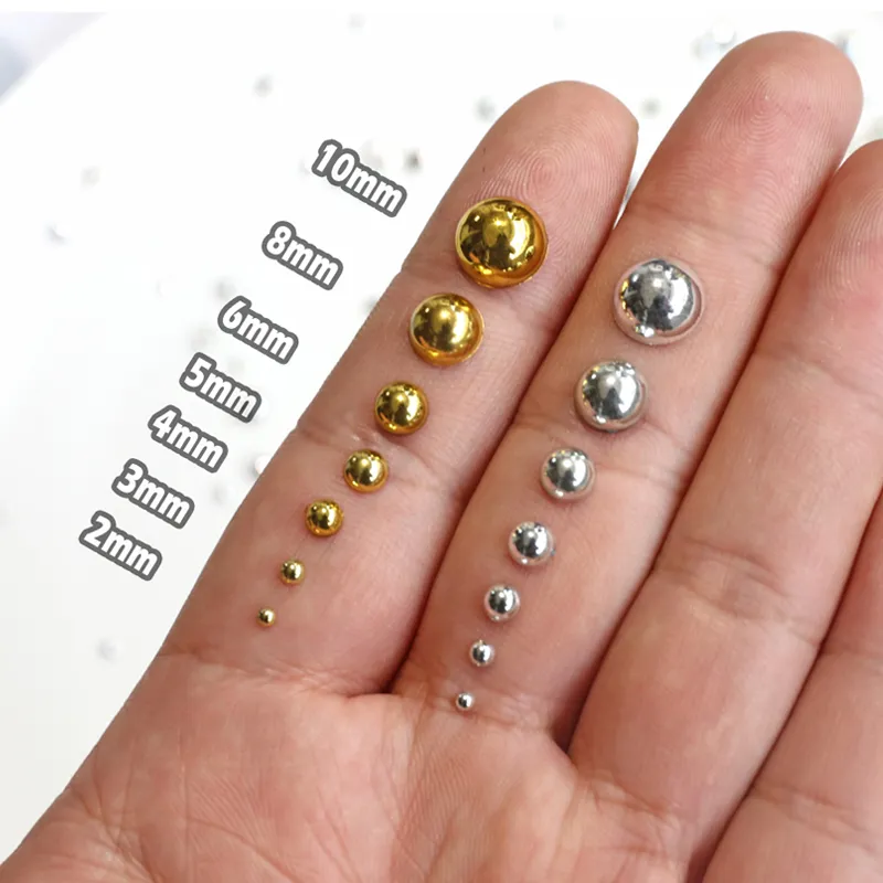Dark Orange AB Half Round Pearls 2-12mm And Mixed Sizes Imitation Flatback  Glue On Resin Beads DIY Craft Embellishment - AliExpress