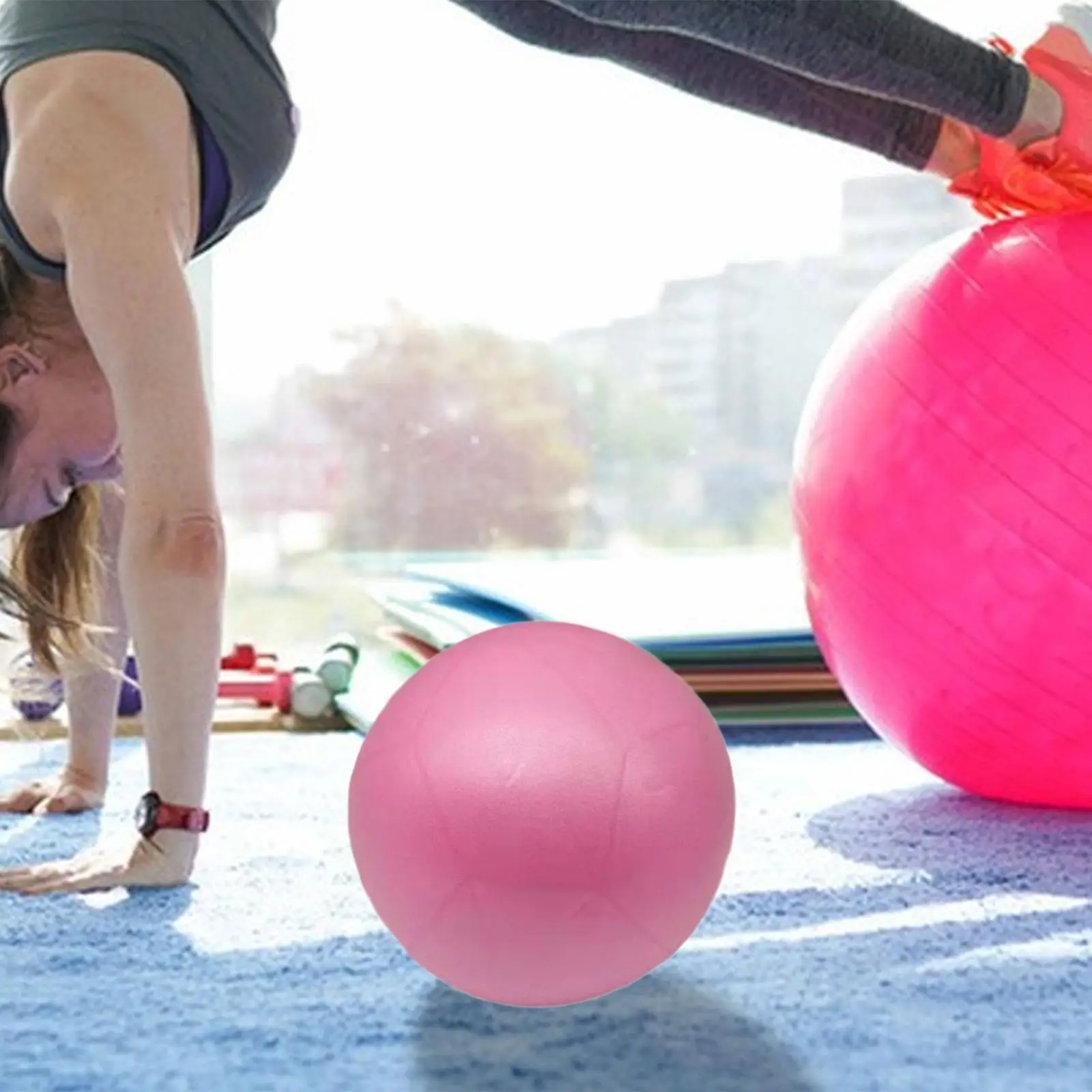 Small Pilates Training Ball PVC Balance Ball Rhythmic Gymnastics Ball for