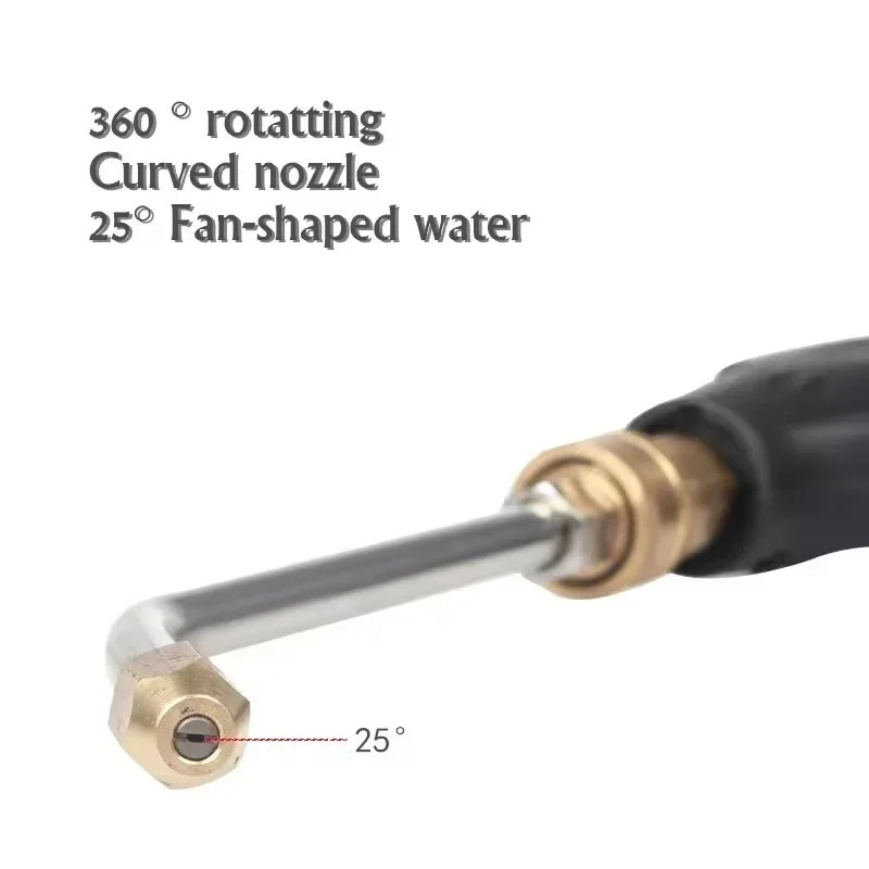 1/4 "quick connector for metal spray gun cleaning rod metric thread car wash machine water gun cleaning tool 4
