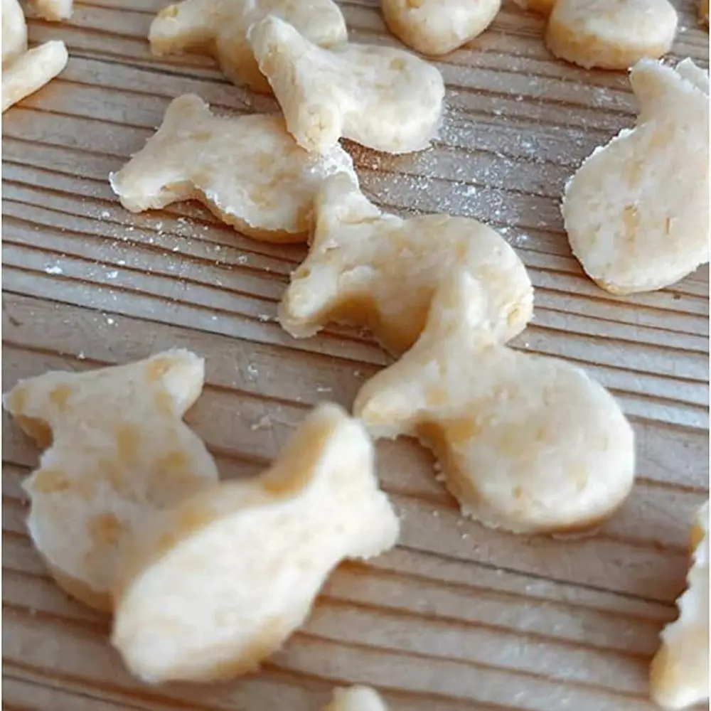 Fish Shaped Treats Cookie Cutters Plastics Small Bone Baking Mold Mini Goldfish Dog Paw DIY Cake Mould Pet Baking Tools cookie cutter baking mold cookie mould baking decorating tools