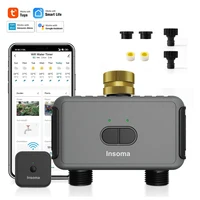 Insoma Water Timer with Gateway Dual Hose Automatic Garden Irrigation Watering System Remote Sprinkler Programmer support Alexa 1