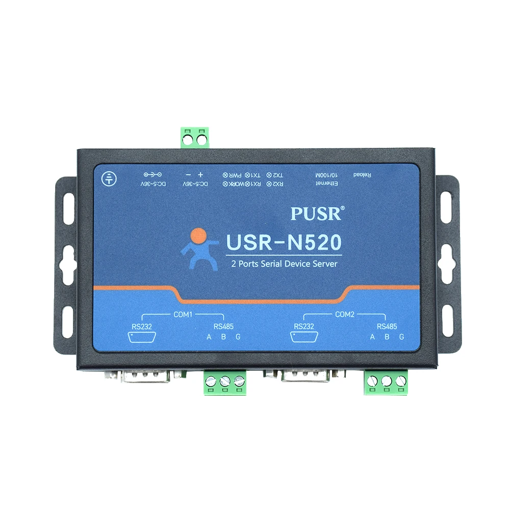 USR-N520 Serial RS232/RS485/RS422 TCP RJ45 Converter Modbus Multi-host Polling 