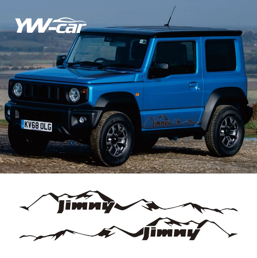 

Car Door Side Stickers For Suzuki Jimny JB73 JB74 Graphics Mountain Styling Tuning Auto Accessories Vinyl Film Decor Decals