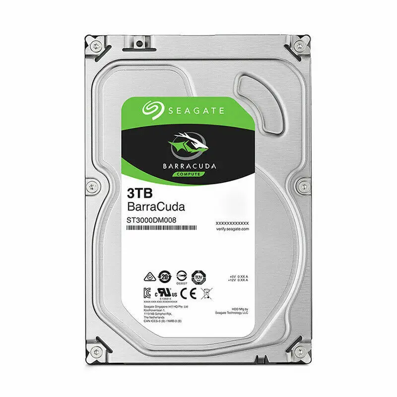 Seagate Barracuda 3TB ST3000DM008 7200RPM 3.5" SATA Hard Drive