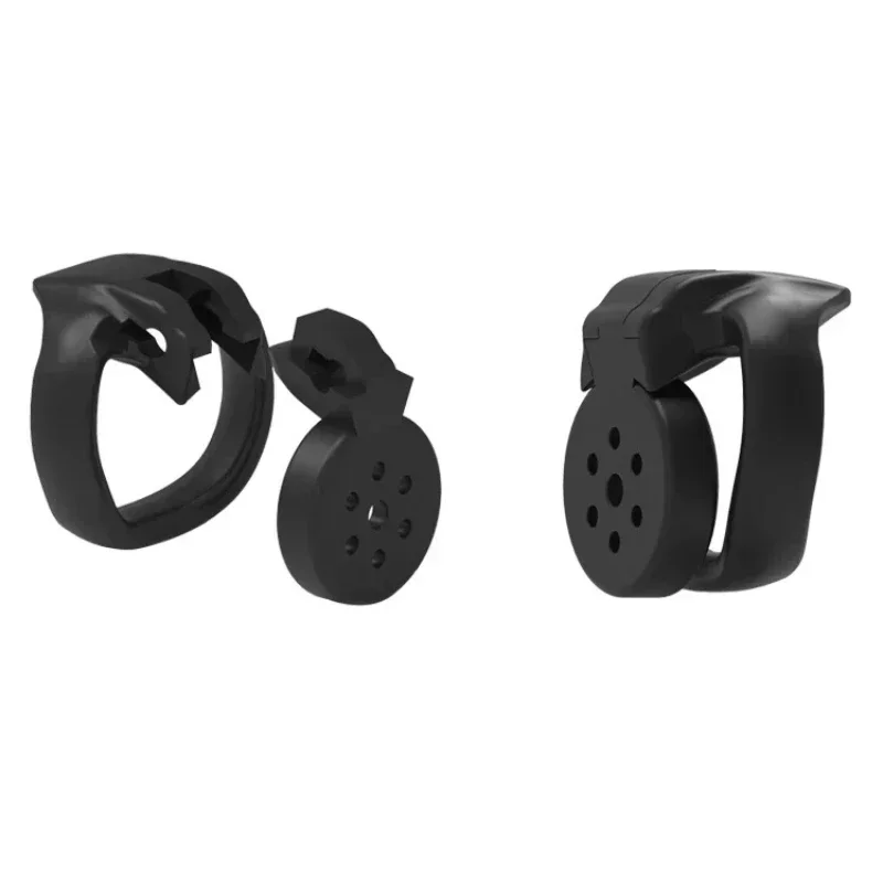 New Male ABS Flat Chastity Cage Lockable Anti-escape Anti-cheating Chastity Strap-on Sex Urethra Toy Male Adult Products18+