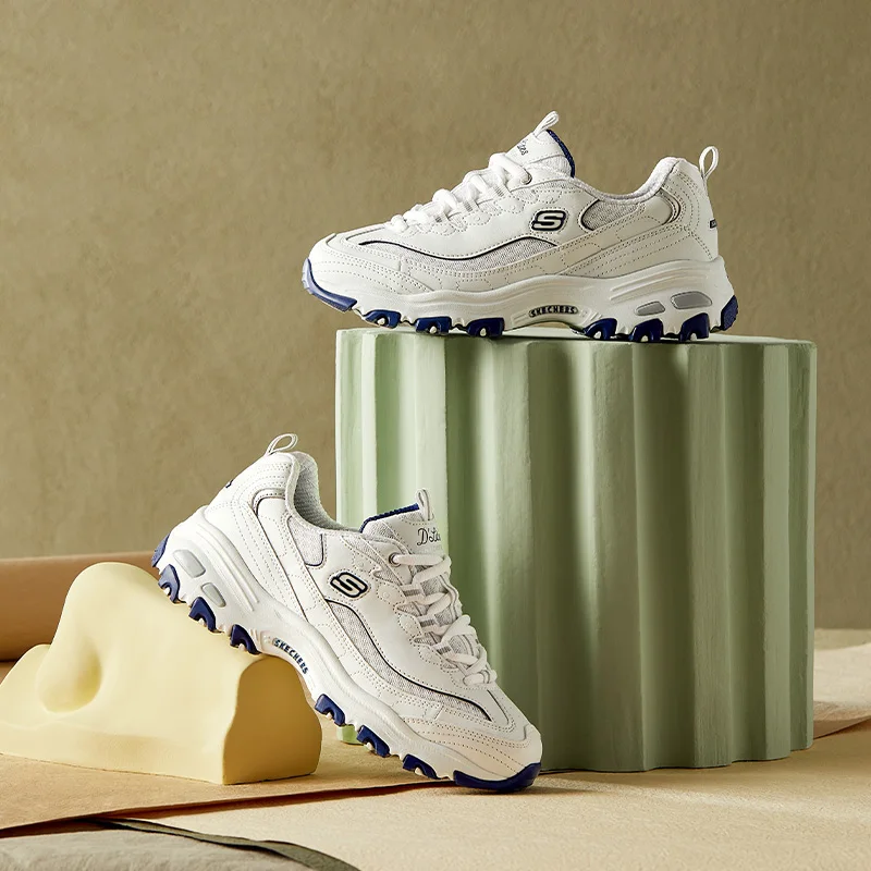 

Skechers Shoes for Women "D'LITES 1.0" Little White Bear Vintage Versatile Casual Low Top Dad Shoes,comfortable Chunky Sneakers