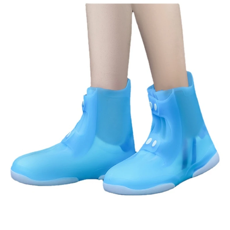 New Women Men Fashion Non-slip Shoes Covers Waterproof Unisex Silicone Shoes Protector Outdoor Reusable Boots Cover