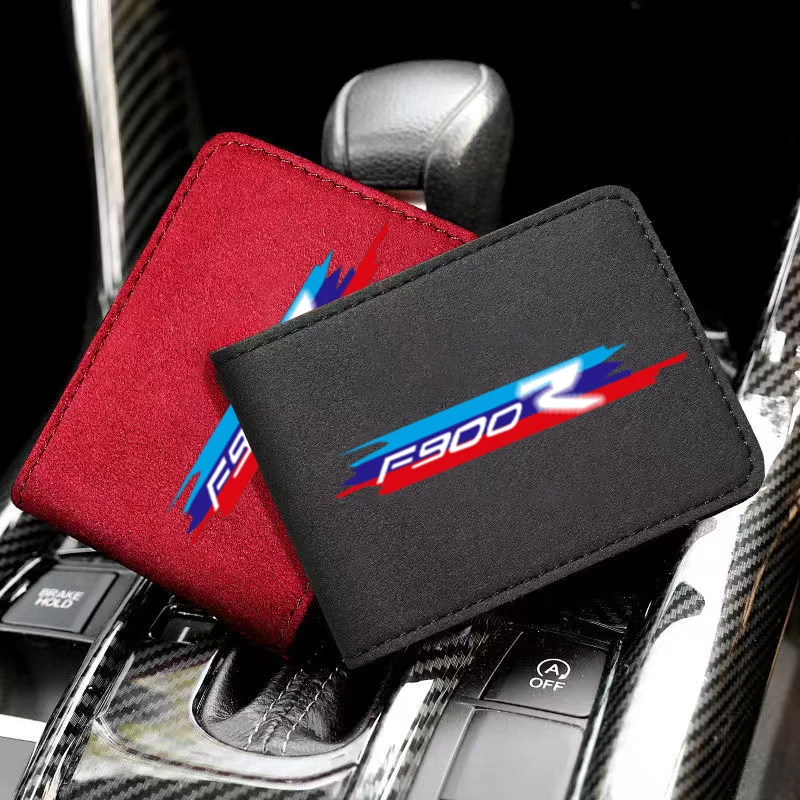 

Ultra Thin License Plate Bag Artificial PU Credit Card Holder For BMW F900R F 900 R F900 R F900XR 2009-2019 2020 Accessories