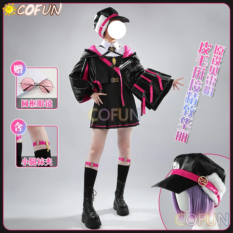 

COFUN [Customized] Fate/Grand Order Medusa Cosplay Costume FGO Fashion Dress Uniform Halloween Carnival Party Outfit Women New