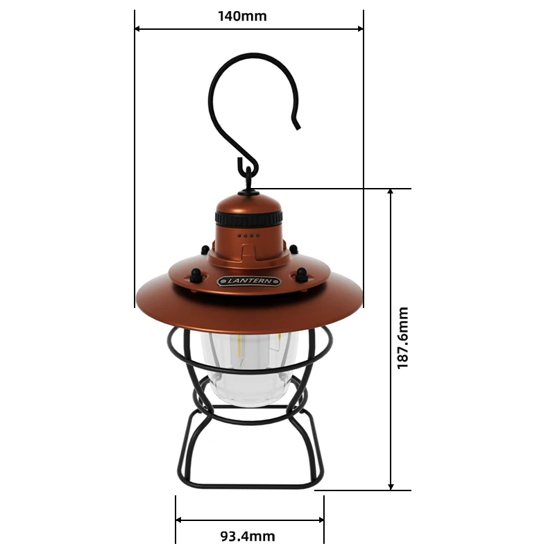 10000mAh Camping Portable Retro Lantern camping light portable lanterns camping lamp camping lantern Vintage Tent Lighting Lantern Decoration Waterproof Outdoor Garden Street Path Lawn Lamp
