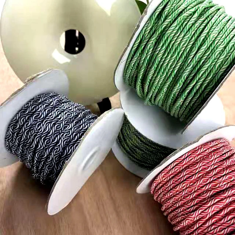 2.5mm 4mm 5mm 8mm 10mm Strong Stretch Elastic Bungee Cord Colorful Round Elastic Shock Rope Rubber Cord