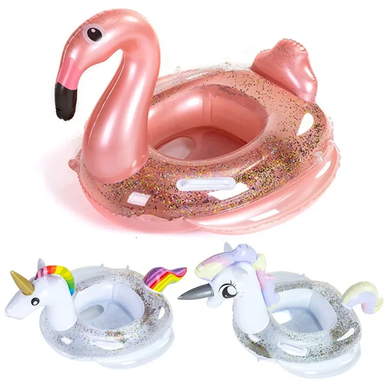 Thickened Inflatable Baby Lifeguard Ring Swimming Circle For Children Ages 1-3-6 Rescue Ring Seat Circle Sports And Entertainmen