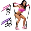 New Fitness Yoga Pilates Bar Stick Crossfit Resistance Bands Trainer Yoga Pull Rods Pull Rope Portable home Gym Body Workout 2