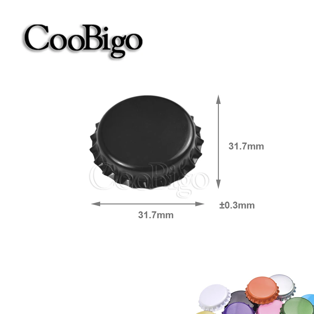 20pcs Beer Bottle Cap Wine Stopper Capper Plate Lid Crown Cover Seal for Home Bar DIY Brewing Equipment Accessories 32mm beer brewing equipment