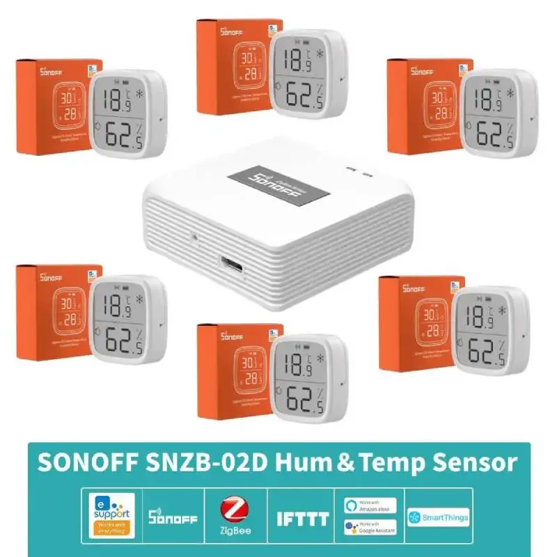 SONOFF Sensore Temperatura E Umidità ZigBee 3.0 - Monitoraggio Remoto E Automazione Casa, Richiede Hub, Compatibile Con Alexa/Google - Foto 7