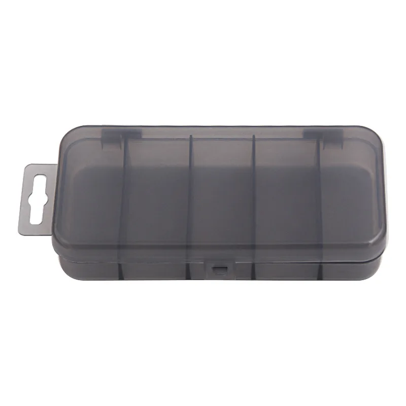 Mini Fishing Lure Box 5 Compartments Plastic Baits Box Waterproof Hook  Storage Case Fishing Tackle Pesca Portable Fishing Box