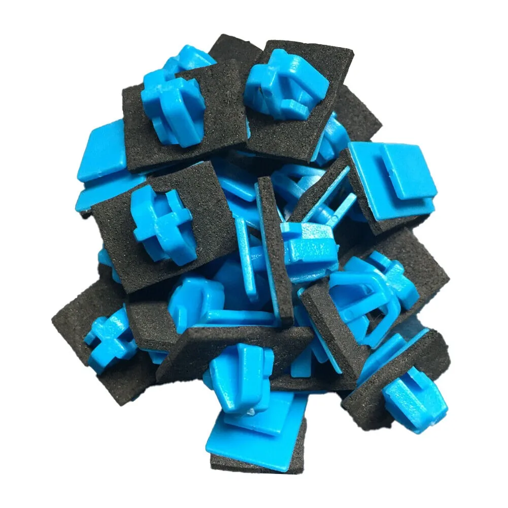 Clips 30PCS Car Plastic Side Moulding And Door Trim Fit For Hyundai Santa Fe For Kia Sportage 877561F000 87756-1F000 car fastener clips car retainer clips auto fastener clips car fastener clip auto fastener clip kit