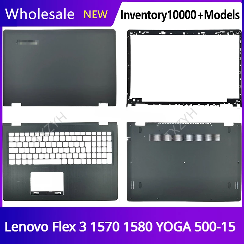 

Новинка, оригинальная задняя крышка для ноутбука Lenovo Flex 3 1570 1580 YOGA 500-15, петли передней панели, Упор для рук, нижний корпус A B C D