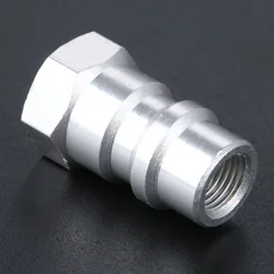 1Pc Car R22 R502 R12 Screw To R134A Fast Conversion Adapter Connector Valve 1/4
