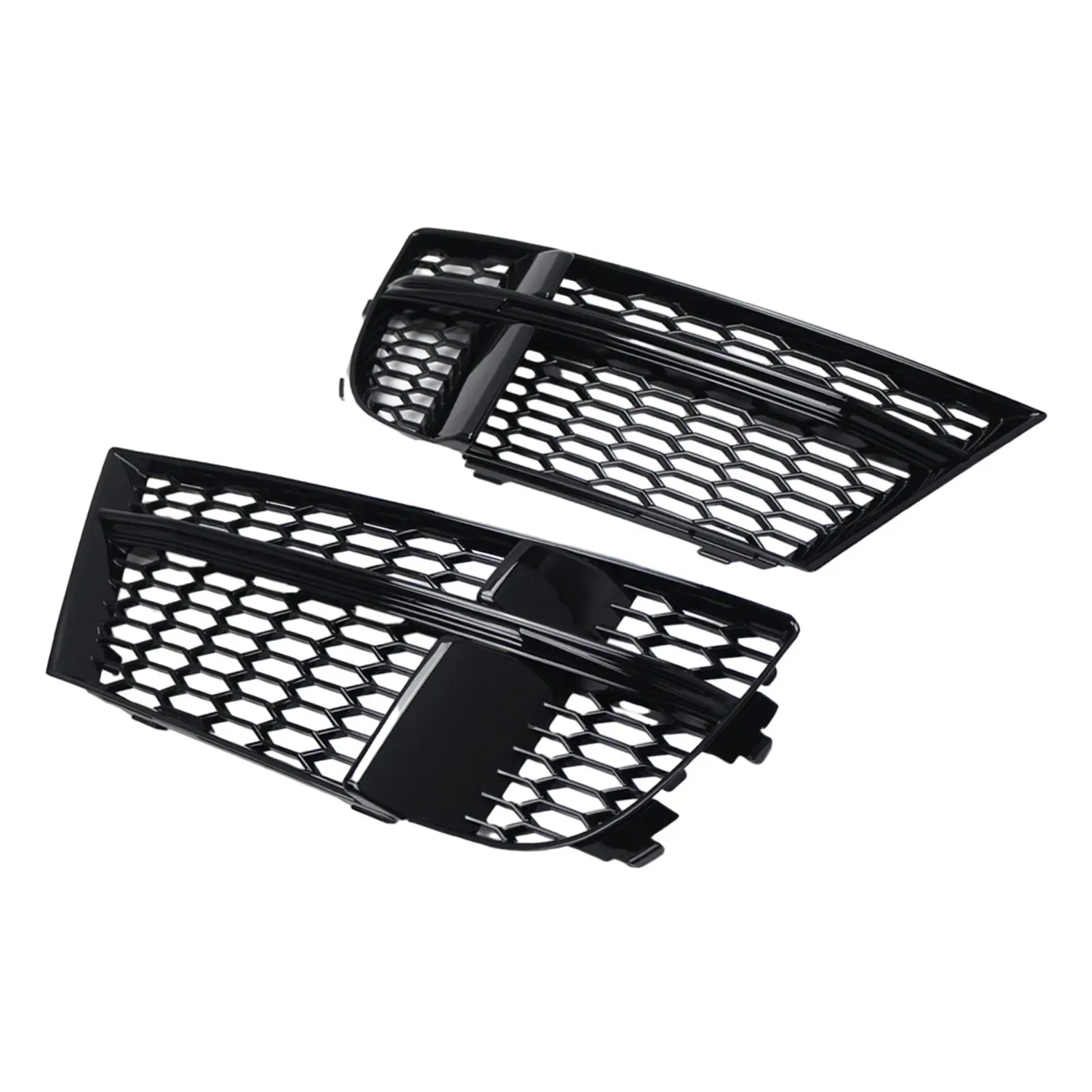 2Pcs Air Guide Grille 8V3807682Q High Performance Honeycomb Mesh Grille for Audi 2016-2020 A3 Car Accessories Replace Parts