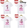 Minnie Mouse Number Bow Graphic T Shirt Kids Clothes 1 2 3 4 5 6 7 8 9 Years Birthday Baby Girls Party T-Shirts Boys Tops 6