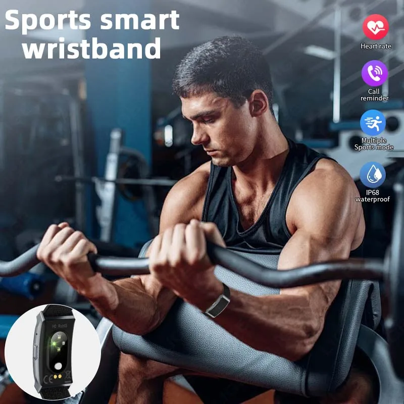 LIGE No Screen Smart Watch Men's Sports Outdoors Fitness Heart Rate Monitor IP68 Waterproof New Smartwatch For Andrio IOS 2025