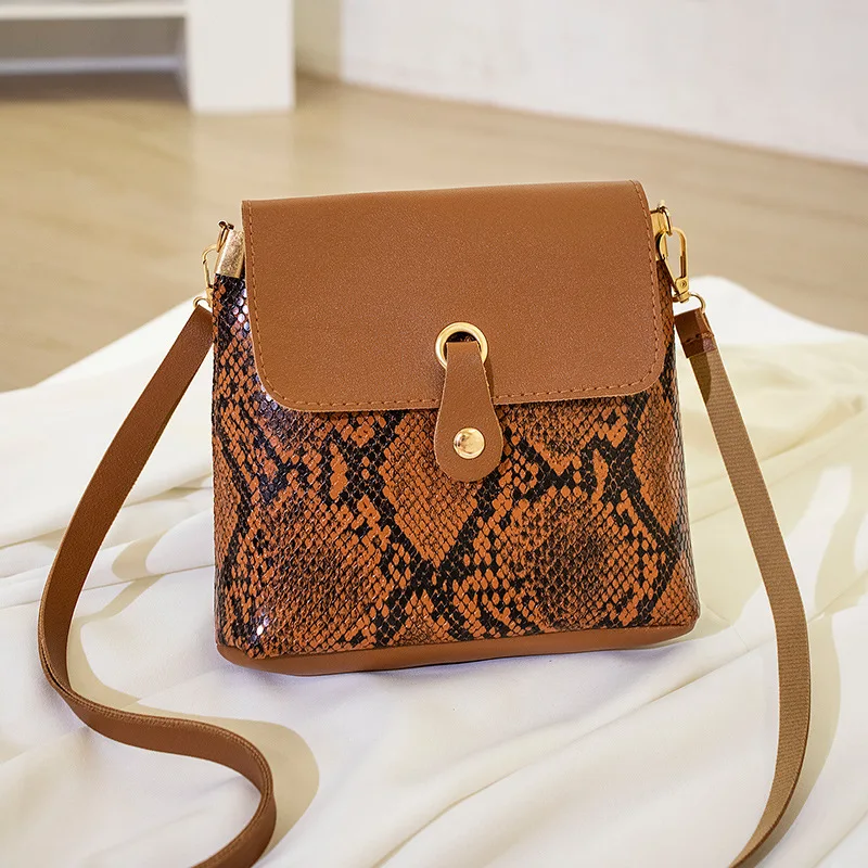 

Bucket Bag 2022 Designer PU Leather Mini Crossbody Kid Purse And Handbags Luxury Women Serpentine Small Shoulder Messenger Bag