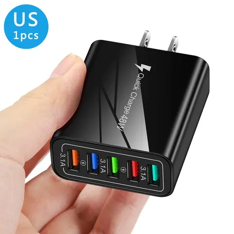 Quick Charger 3.0 USB Charger for Samsung A51 A71 iPhone 13 pro Xiaomi mi 10 Tablet QC 3.0 Fast Wall Charger EU Plug Adapte