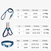 Adjustable Color Blocking Design Dog Harnesses Waterproof  PVC Walking Leash Rope Chest And Back Set For Dog Outdoor Training 2