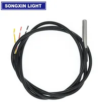 DS18B20 Temperature Sensor Module Kit Waterproof 100CM Digital Sensor Cable Stainless Steel Probe Terminal Adapter For Arduino - Image 5