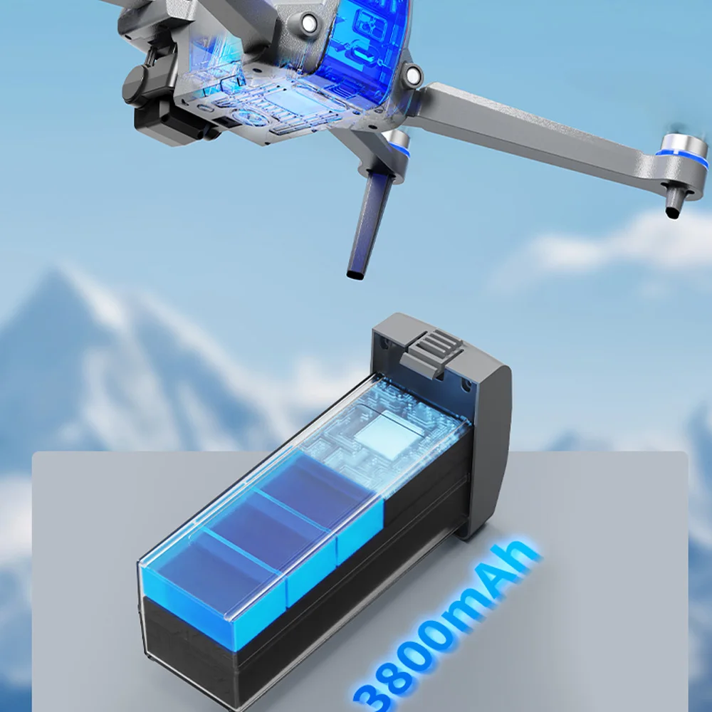 Drone GPS Pliable avec Écran Tactile et Retour Auto