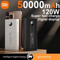 Xiaomi 120W 50000mAh High Capacity Power Bank Fast Charging Powerbank Portable Battery Charger For iPhone Samsung Huawei 2025 1